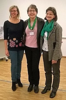 Elke Wünnenberg, Petra Kunz (Landesvorsitzende NRW), Christine Poensgen (v.l.)