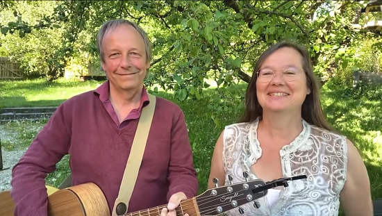 Wolfgang und Katharina Bossinger beim Livestream am 7.5.2020