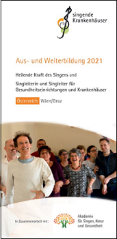Titelblatt Weiterbildungsflyer 2021 Österreich