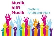 Logo Fluthilfe Rheinland-Pfalz des Landesmusikrat RP