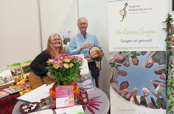 Melanie Wilde und Wolfgang Baumgärtner auf der Messe Bremen